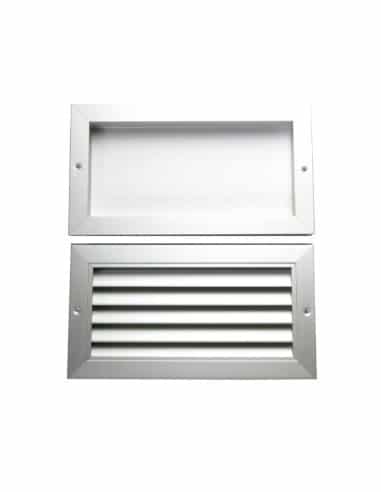 Rejilla de puerta con contramarco - REJILLA DE PUERTA CON CONTRAMARCO 40 X 15 CM 2 Rejilla de puerta con contramarco - REJILLA DE PUERTA CON CONTRAMARCO 40 X 15 CM