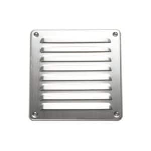 Rejilla de aluminio con borde de 1,2 mm - REJILLA GAS C/BORDE 300 X 300 PLATA