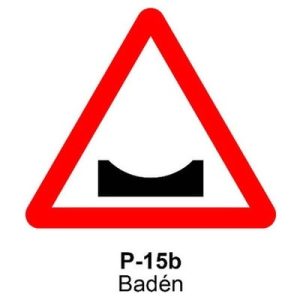Señal Acero MOPU P15B Badén