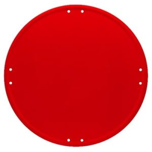 Señal Chapa Económica 512 Placa genérica circular Roja