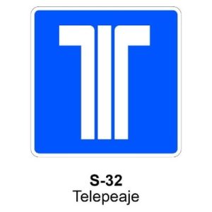 Señal Chapa Económica S32 Telepeaje