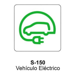 Señal Chapa Económica S150 Vehículo eléctrico