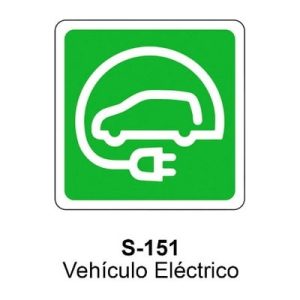 Señal Chapa Económica S151 Vehículo eléctrico