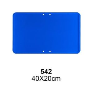 Señal Chapa Económica 542 Placa azul 40x20 cm sin vinilo
