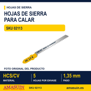 BLI.SIERRA CALAR 5 HOJAS T101AO L.50MM