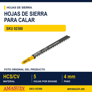 BLI.SIERRA CALAR 5 HOJAS T144D L.75MM