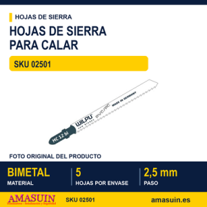BLI.SIERRA CALAR 5 HOJAS T101A L.75MM