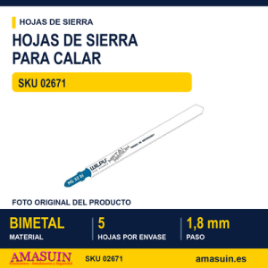 BLI.SIERRA CALAR 5 HOJAS T318BF L.105MM