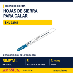 BLI.SIERRA CALAR 5 HOJAS T127DF L.75MM