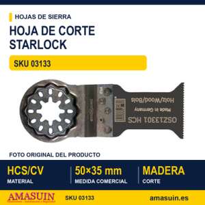 STARLOCK MADERA BLANDA 50x35MM