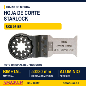 STARLOCK METAL C.FINO 50x30MM