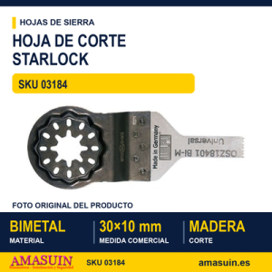 STARLOCK UNIV.ESTRECHA 30x10MM