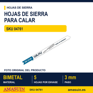 BLI.SIERRA CALAR 5 HOJAS B&D L.75MM