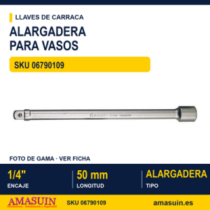 ALARGADERA VASO 1/4"- 2" 50 mm- ALARGADERA VASO 14"- 2" 50 mm-