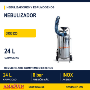 Nebulizador Atomizador 08S3325 24 Litros Inoxidable