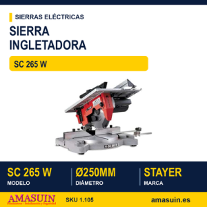 INGLETADORA COMBINADA ø250 mm SC 265 W