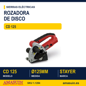 ROZADORA DE DISCO DE DIAMANTE ø125 mm CD 125