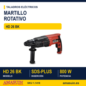 MARTILLO ROTATIVO SDS-PLUS HD 26 BK