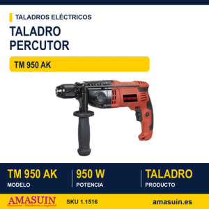TALADRO PERCUTOR TM 950 AK