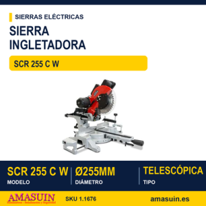 INGLETADORA TELESCÓPICA ø255 mm SCR 255 C W