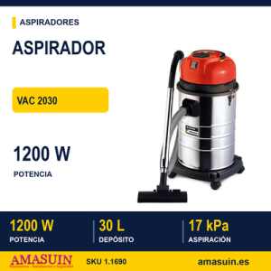 ASPIRADOR DE SÓLIDOS Y LÍQUIDOS VAC 2030