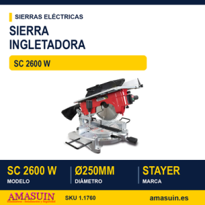 INGLETADORA COMBINADA ø250 mm SC 2600 W