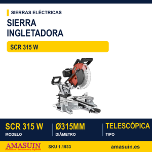 INGLETADORA TELESCÓPICA ø315 mm SCR 315 W