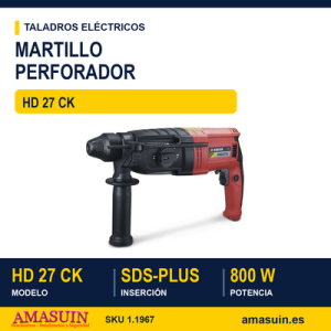 MARTILLO PERFORADOR SDS-PLUS HD 27 CK