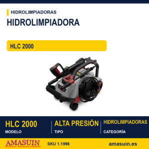 HIDROLIMPIADORA DE ALTA PRESIÓN HLC 2000