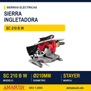 INGLETADORA COMBINADA ø210 mm SC 210 B W