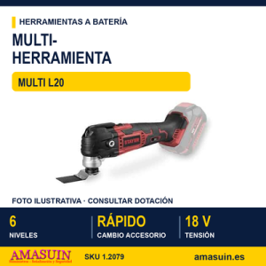 MULTI HERRAMIENTA OSCILANTE 18V MULTI L20