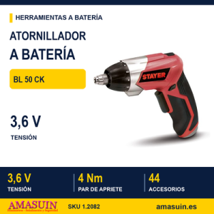 ATORNILLADOR 3.6V A BATERÍA BL 50 CK