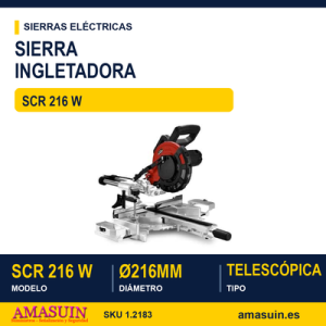 INGLETADORA TELESCÓPICA ø216 mm SCR 216 W