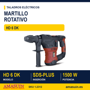 MARTILLO ROTATIVO SDS-PLUS HD 6 DK