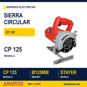SIERRA CIRCULAR Ø125 mm CP 125