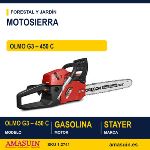 MOTOSIERRA A GASOLINA PARA PODA OLMO G3 – 450 C