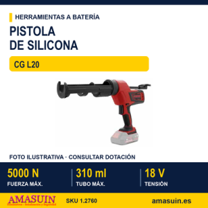PISTOLA DE SILICONA 18V CG L20