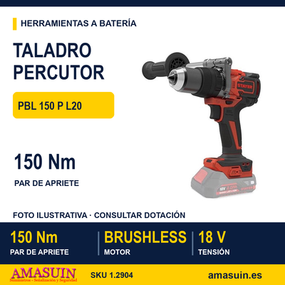 TALADRO / PERCUTOR / ATORNILLADOR 18V PBL 150 P L20 1 TALADRO / PERCUTOR / ATORNILLADOR 18V PBL 150 P L20