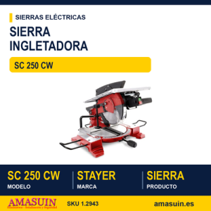 INGLETADORA CON MESA DE CORTE SC 250 CW
