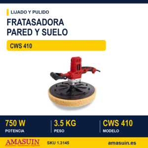 FRATASADORA DE PARED Y SUELO CWS 410