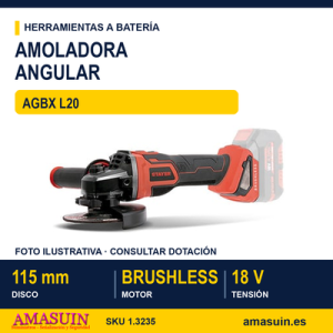 AMOLADORA ANGULAR 18V AGBX L20