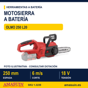 SIERRA A BATERÍA OLMO 250 L20