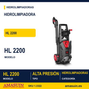 HIDROLIMPIADORA DE ALTA PRESIÓN HL 2200