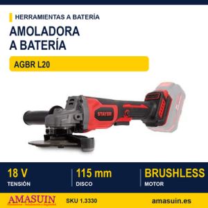 AMOLADORA ANGULAR 18V AGBR L20
