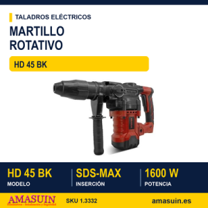 MARTILLO ROTATIVO SDS MAX HD 45 BK
