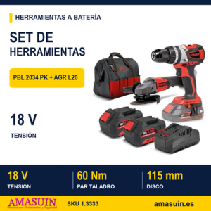 Set 18 V PBL 2034 PK + AGR L20