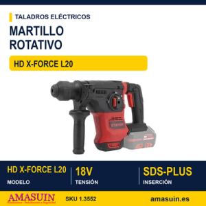 MARTILLO ROTATIVO SDS PLUS 18V HD X-FORCE L20