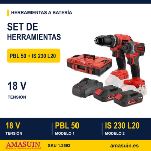 Set 18 V PBL 50 + IS 230 L20