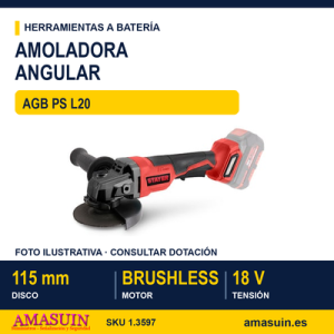 AMOLADORA ANGULAR 18V AGB PS L20