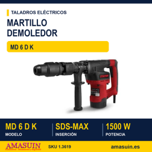 MARTILLO DEMOLEDOR SDS-MAX MD 6 D K